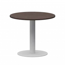 Стол круглый АМ-Д90 Дуб венге/Белый 900x900x760 Арго-М