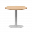 Стол круглый АМП-Д90 Ольха/Белый 900x900x760 Арго-М