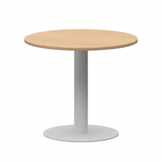 Стол круглый АМП-Д90 Ольха/Белый 900x900x760 Арго-М
