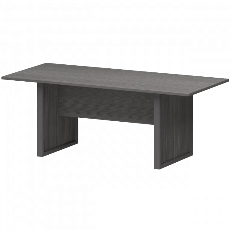 Стол заседаний НТМ-200.90-КМК Лиственница/Антрацит 2000x900x750 Аргентум-М