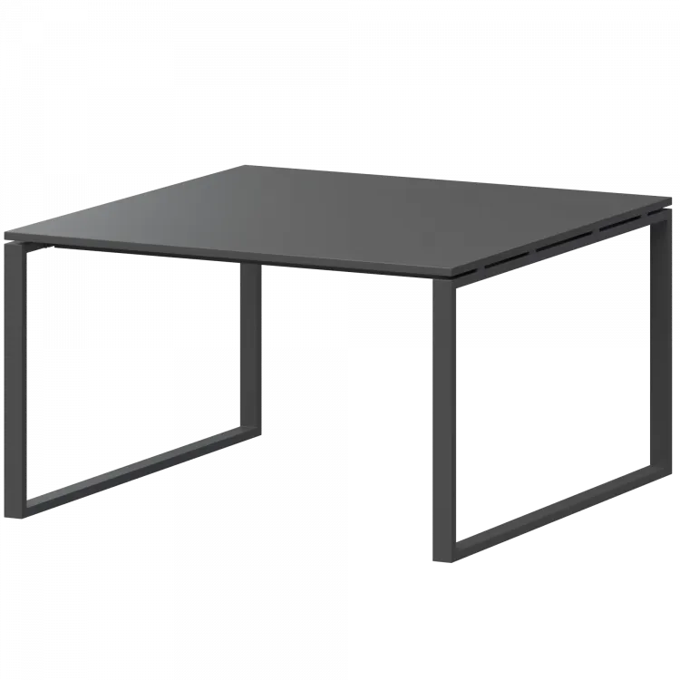 Стол переговорный на металлокаркасе АМП.О-002.123 Антрацит/Антрацит 1200x1236x760 Арго-М