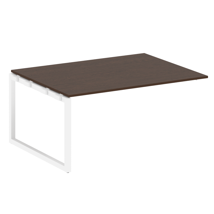 Metal System Quattro Проходной элемент перег. стола на О-образном м/к 50БО.ППРГ-4 Венге Цаво/Металл