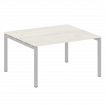 Metal System Quattro Переговорный стол (1 столешница) на П-образном м/к 50БП.ПРГ-1.3 Дуб Наварра/Мет