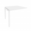 Onix Проходной наборный элемент переговорного стола O.MP-NPRG-1 Белый Бриллиант/Металл Белый 980*980