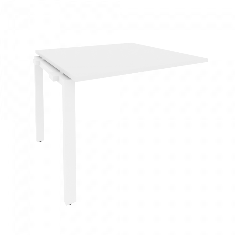 Onix Проходной наборный элемент переговорного стола O.MP-NPRG-1 Белый Бриллиант/Металл Белый 980*980