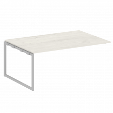 Metal System Quattro Проходной элемент перег. стола на О-образном м/к 40БО.ППРГ-5 Дуб Наварра/Металл