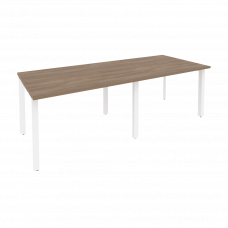 Onix Стол переговорный O.MP-PRG-2.2 Дуб Аризона/Металл Белый 2360*980*750