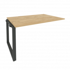 Onix Проходной наборный элемент переговорного стола O.MO-NPRG-3 Тиквуд Светлый/Металл Антрацит 1380*