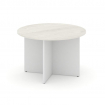 Style Project Стол переговорный кругл. SN-D.SPRG-004 Дуб Наварра/Белый 1180*1180*750