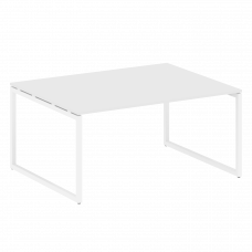 Metal System Quattro Перег. стол (1 столешница) на О-образном м/к 40БО.ПРГ-1.4 Белый/Металл Белый 16
