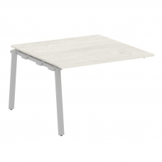 Metal System Проходной элемент перег. стола на А-образном м/к БА.ППРГ-2 Дуб Наварра/Металл Серый 120