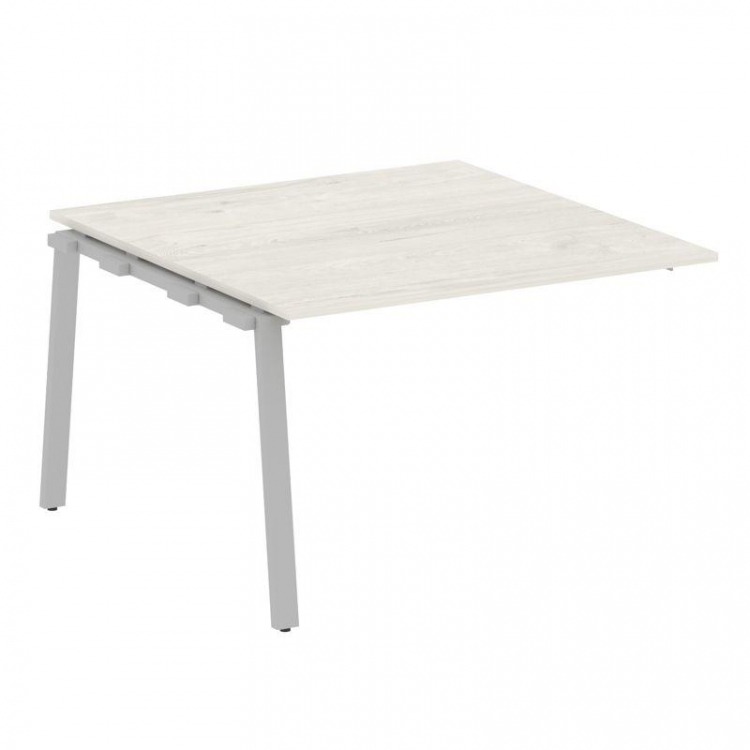 Metal System Проходной элемент перег. стола на А-образном м/к БА.ППРГ-2 Дуб Наварра/Металл Серый 120