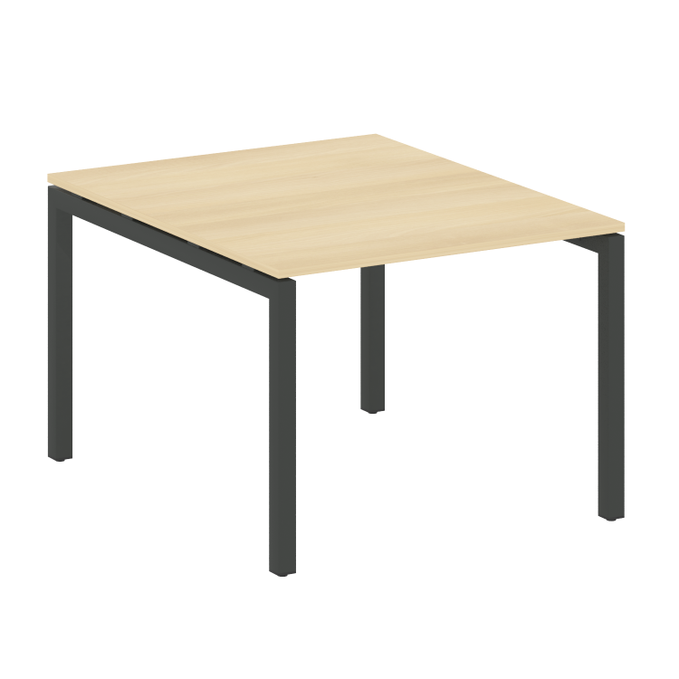 Metal System Quattro Переговорный стол (1 столешница) на П-образном м/к 50БП.ПРГ-1.1 Акация Лорка/Ме