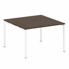 Metal System Quattro Переговорный стол (1 столешница) на П-образном м/к 40БП.ПРГ-1.2 Венге Цаво/Мета