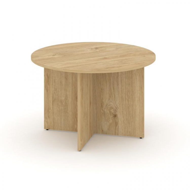 Style Project Стол переговорный кругл. SN-D.SPRG-004 Тиквуд Светлый 1180*1180*750