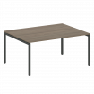 Metal System Quattro Переговорный стол (1 столешница) на П-образном м/к 40БП.ПРГ-1.4 Вяз Благородный