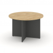 Style Project Стол переговорный кругл. SN-D.SPRG-004 Тиквуд Светлый/Антрацит 1180*1180*750