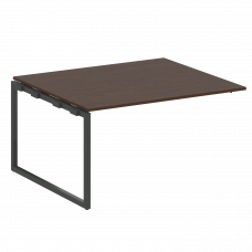 Metal System Quattro Проходной элемент перег. стола на О-образном м/к 40БО.ППРГ-3 Венге Цаво/Металл