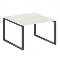 Metal System Переговорный стол (1 столешница) на О-образном м/к БО.ПРГ-1.2 Дуб Наварра/Металл Антрац