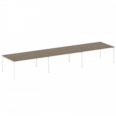 Metal System Quattro Переговорный стол (3 столешницы) на П-оразном м/к 40БП.ПРГ-3.5 Вяз Благородный/