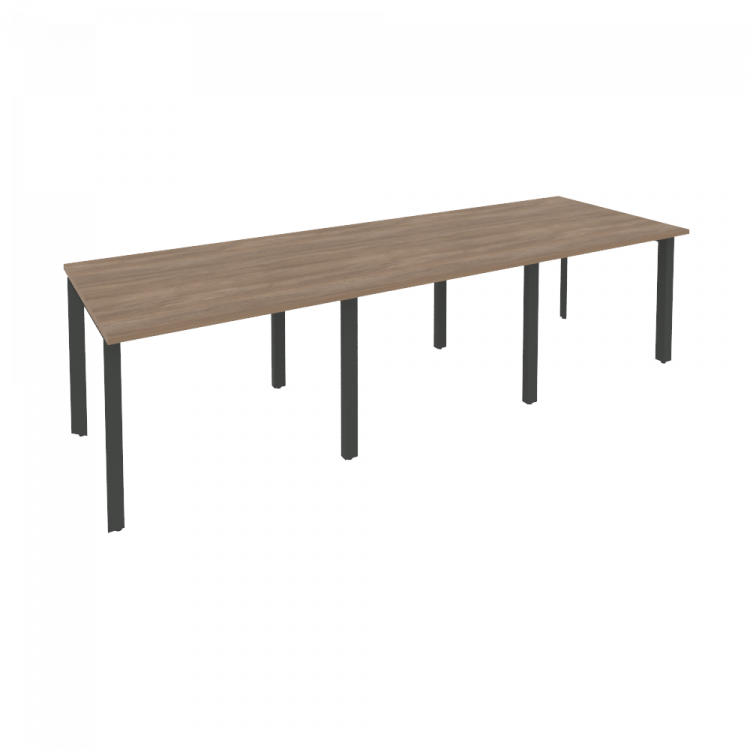 Onix Стол переговорный O.MP-PRG-3.1 Дуб Аризона/Металл Антрацит 2940*980*750