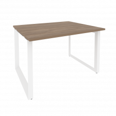 Onix Стол переговорный O.MO-PRG-1.2 Дуб Аризона/Металл Белый 1180*980*750