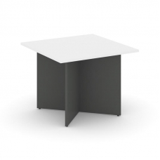 Style Project Стол переговорный квадрат. SN-D.SPRG-003 Белый/Антрацит 980*980*750