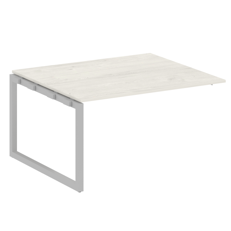 Metal System Quattro Проходной элемент перег. стола на О-образном м/к 50БО.ППРГ-3 Дуб Наварра/Металл