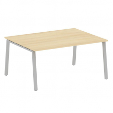 Metal System Переговорный стол (1 столешница) на А-образном м/к БА.ПРГ-1.4 Акация Лорка/Металл Серый