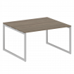 Metal System Quattro Перег. стол (1 столешница) на О-образном м/к 40БО.ПРГ-1.3 Вяз Благородный/Метал