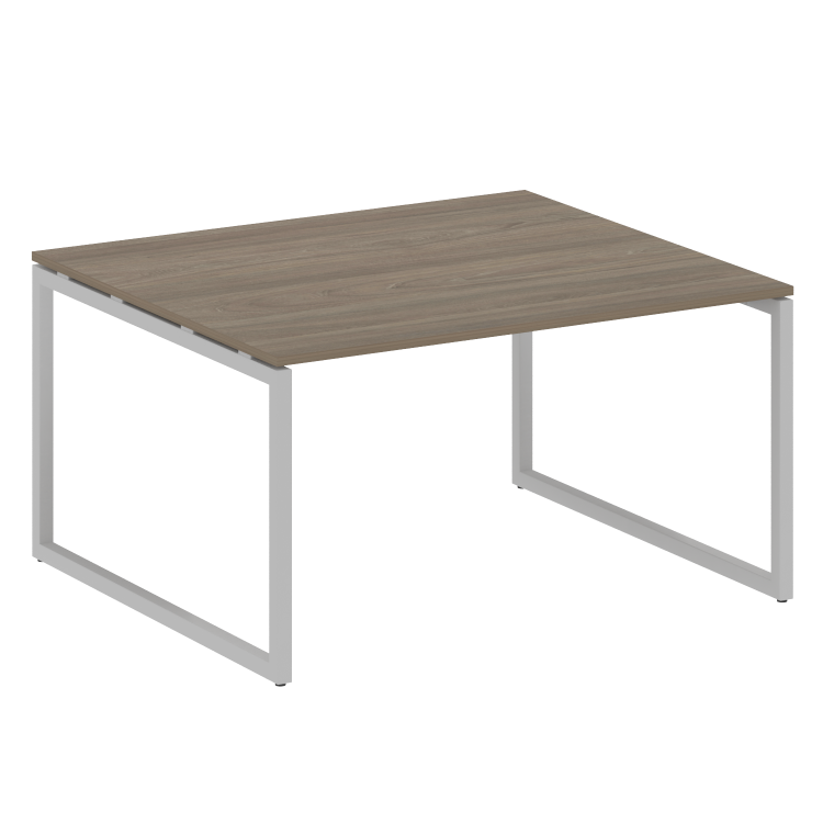 Metal System Quattro Перег. стол (1 столешница) на О-образном м/к 40БО.ПРГ-1.3 Вяз Благородный/Метал