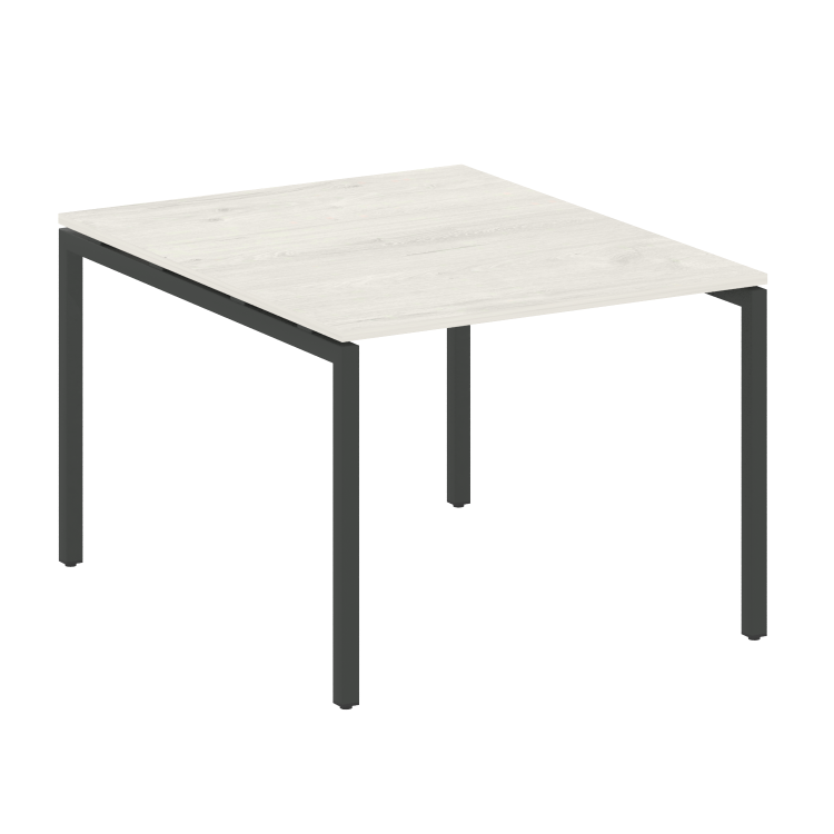 Metal System Quattro Переговорный стол (1 столешница) на П-образном м/к 40БП.ПРГ-1.1 Дуб Наварра/Мет