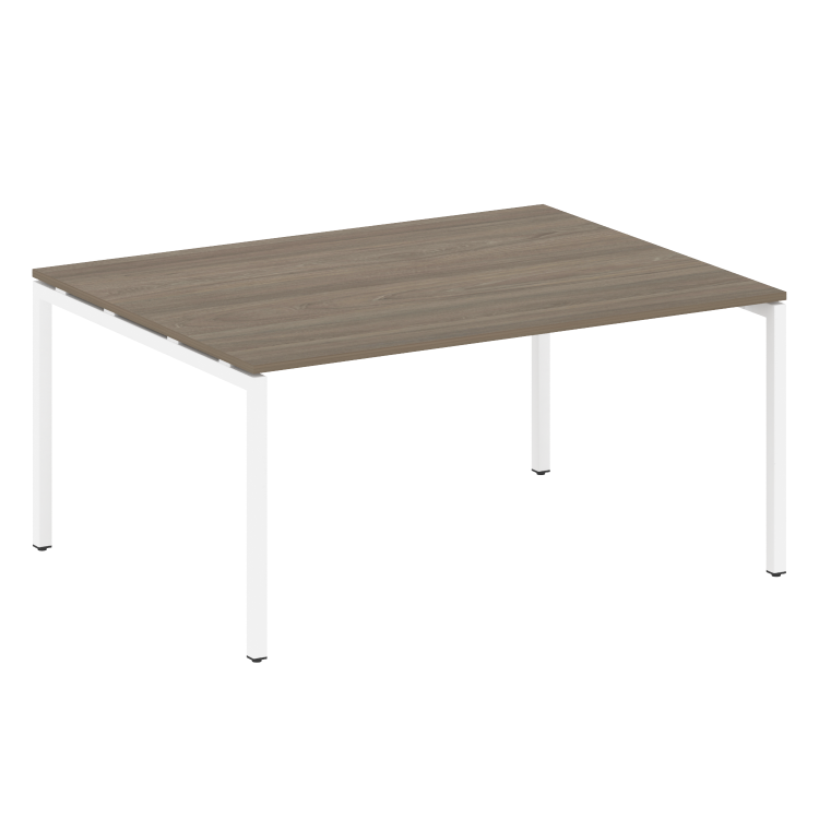 Metal System Quattro Переговорный стол (1 столешница) на П-образном м/к 40БП.ПРГ-1.4 Вяз Благородный