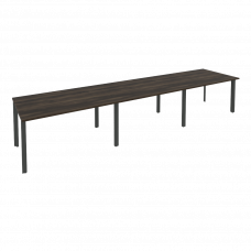 Onix Стол переговорный O.MP-PRG-3.3 Дуб Мали/Металл Антрацит 4140*980*750