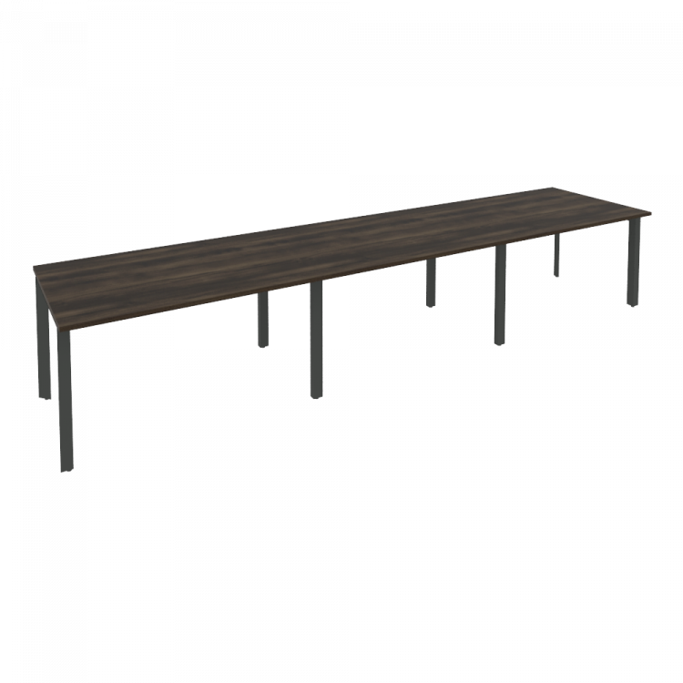 Onix Стол переговорный O.MP-PRG-3.3 Дуб Мали/Металл Антрацит 4140*980*750