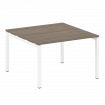 Metal System Quattro Переговорный стол (1 столешница) на П-образном м/к 50БП.ПРГ-1.2 Вяз Благородный