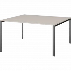 Стол переговорный на металлокаркасе АМП-003.123 Ясень шимо/Антрацит 1400x1236x760 Арго-М