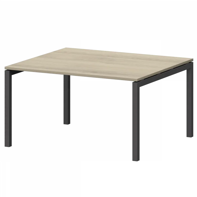 Стол переговорный на металлокаркасе СМСП-П-18.123.Пр50 Кронберг/Антрацит 1800x1236x750 Смарт