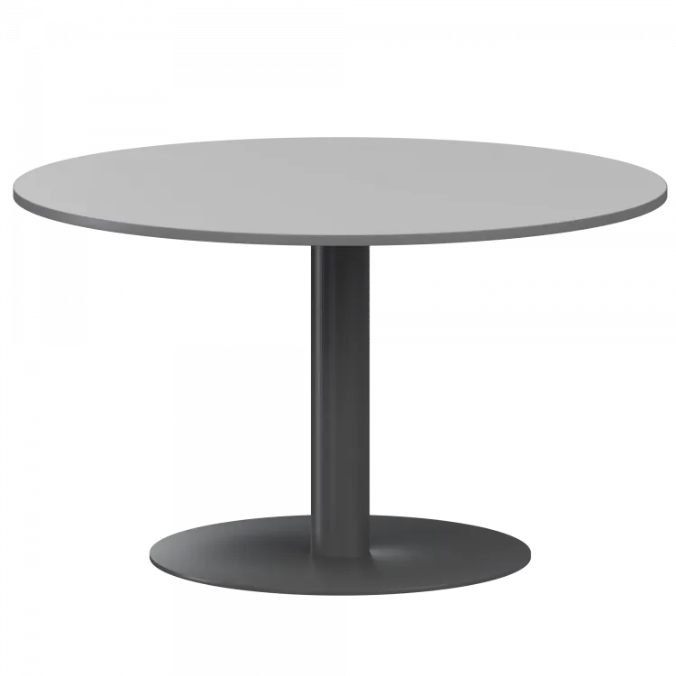 Стол круглый АМ-Д120 Серый/Антрацит 1200x1200x760 Арго-М