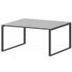 Стол переговорный на металлокаркасе АМП.О-003.123 Серый/Антрацит 1400x1236x760 Арго-М