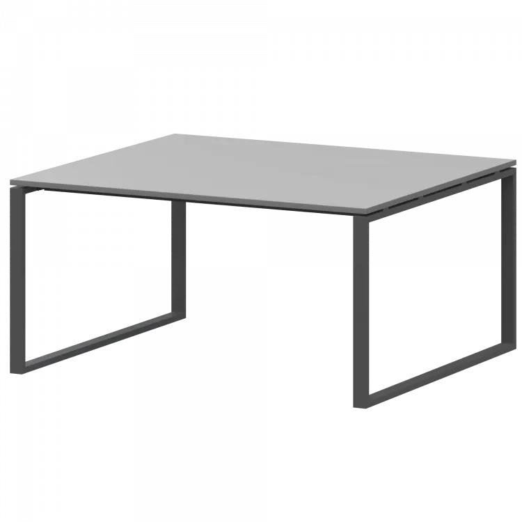 Стол переговорный на металлокаркасе АМП.О-003.123 Серый/Антрацит 1400x1236x760 Арго-М