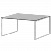 Стол переговорный на металлокаркасе АМП.О-003.123 Серый/Белый 1400x1236x760 Арго-М