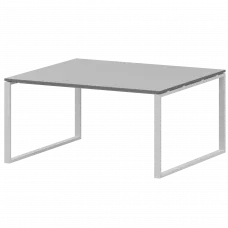 Стол переговорный на металлокаркасе АМП.О-003.123 Серый/Белый 1400x1236x760 Арго-М
