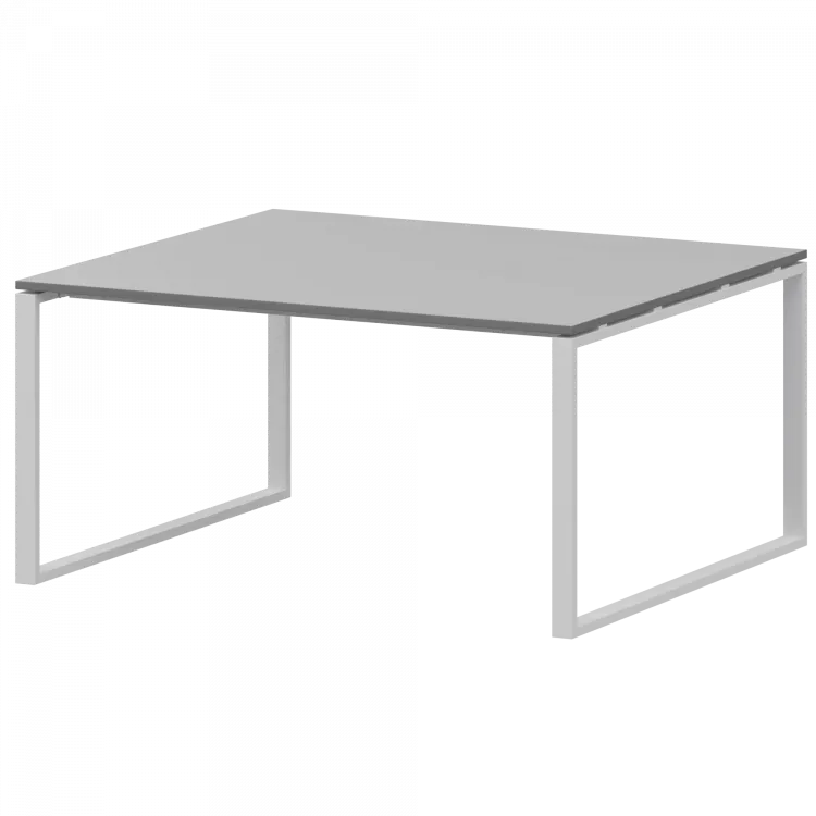 Стол переговорный на металлокаркасе АМП.О-003.123 Серый/Белый 1400x1236x760 Арго-М