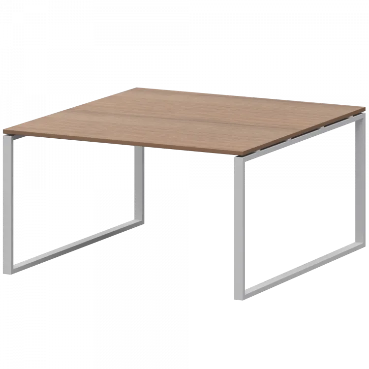 Стол переговорный на металлокаркасе АМП.О-004.123 Орех/Белый 1600x1236x760 Арго-М