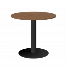 Стол круглый АМ-Д90 Орех гварнери/Белый 900x900x760 Арго-М