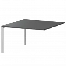 Модуль стола переговорного АМЭ-002.123 Антрацит/Белый 1200x1236x760 Арго-М