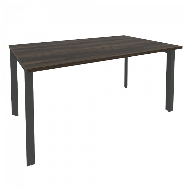 Onix Стол переговорный O.MP-PRG-1.4 Дуб Мали/Металл Антрацит 1580*980*750