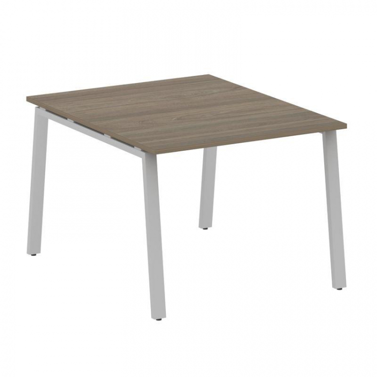 Metal System Переговорный стол (1 столешница) на А-образном м/к БА.ПРГ-1.1 Вяз Благородный/Металл Се