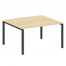 Metal System Переговорный стол (1 столешница) на П-образном м/к БП.ПРГ-1.3 Акация Лорка/Металл Антра